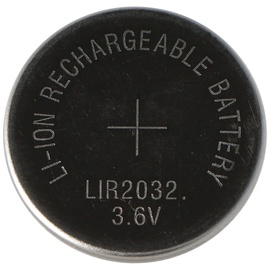 AccuCell LIR2032 Li-Ion Akku 3,6V Akku LIR 2032, 3,2 x 20 mm, 3.6V Button Cell Liion