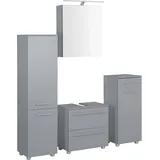 OPTIFIT Badmöbel-Set Bern 4-tlg. Blau