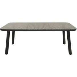 venture home Gartentisch Paola 0 x 0 x 0 cm Schwarz