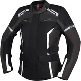 IXS Evans-ST 2.0 Damen Motorrad Textiljacke, schwarz/grau/weiß, S