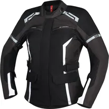 IXS Evans-ST 2.0 Damen Motorrad Textiljacke, schwarz/grau/weiß, S