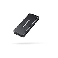 Vansuny Externe SSD 1TB, SSD 1TB Ultra Mini, Portable Externe SSD USB 3.1 Type C, Externe SSD 500 MB/s für Smartphone/Laptop/Windows/i-Pad Pro/X-Box, Schwarz