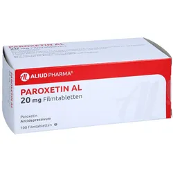 Paroxetin AL 20 mg Filmtabletten 100 St