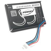 Powery Akku für GPS Navigation Garmin Zumo 590 / Typ361-00077-10, 3,7V, Li-Ion