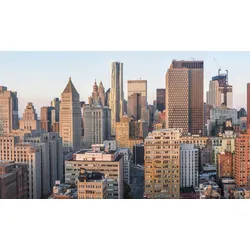 Fototapete PAPERMOON "New York", bunt, B:5,00m L:2,80m, Vlies, Tapeten