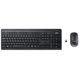 Fujitsu LX410 Wireless Keyboard Set schwarz, USB, DE (S26381-K410-L420)