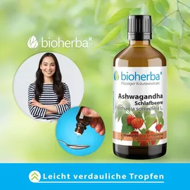 Bioherba Ashwagandha Schlafbeere Tropfen Tinktur 50 ml