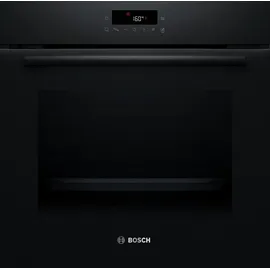 Bosch Herdset 60 cm Pyrolyse 3D-Heißluft FlexInduktion Home Connect PowerBoost A+ Schwarz