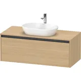 Duravit Waschtischunterschrank wandhängend „Ketho.2“ 120 × 45,9 × 55 cm Eiche Natur