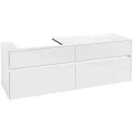 Villeroy & Boch Collaro Waschbeckenunterschrank C02200DH 160 x 55 cm Glossy White