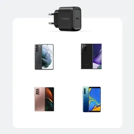 UGREEN USB-C Charger 25W + USB-C Cable 2m Black