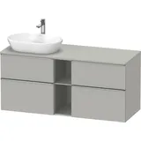 Duravit D-Neo Konsolenwaschtischunterbau wandhängend Betongrau Matt 1400x550x664 mm à DE4970L7007000 DE4970L70070000,