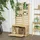 Outsunny Aufbewahrungsbox 80 x 45 x 160 cm Beige