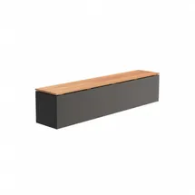 Adezz Sitzbank 200 x 40 x 43 cm Grau