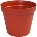 botle Blumentopf Pflanzkübel rund Topf Übertopf Kunststoff Terracotta Fensterbank Terasse Garten Wintergarten 8 Farben 4 Größen (Terracotta, 58 cm)