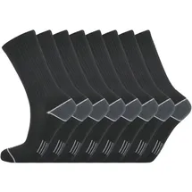 Endurance Hoope Socken 8er Pack Schwarz 43-47