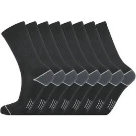 Endurance Hoope Socken 8er Pack Schwarz 43-47