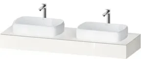 Duravit Konsole Qatego 160x55x17cm, w g, 2 A., Beck. beids.