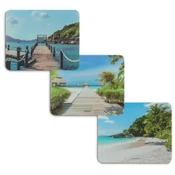 126873 Urlaub Mauspad  (Mehrfarbig)