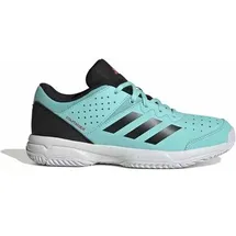 adidas Kinder Handballschuhe Court Stabil, Größe 38 2⁄3 in Blau FLAAQU/CBLACK/FTWWHT