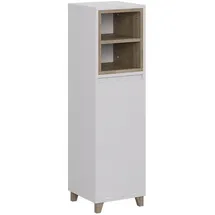 Vicco Elnor Midischrank 30 x 105 cm Weiß/Eiche