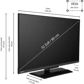 Toshiba 32LV3E63DAZ 32" LED Full HD VIDAA TV