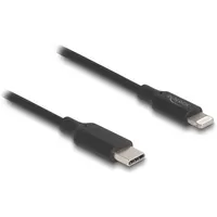 DeLock USB-C auf Lightning 1 m Schwarz