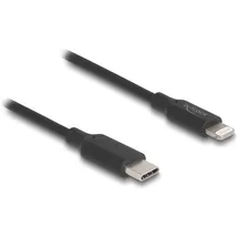 DeLock USB-C auf Lightning 1 m Schwarz