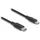 DeLock USB-C auf Lightning 1 m Schwarz