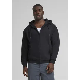 URBAN CLASSICS Zip Hoody Sweatjacke Herren Schwarz XXL