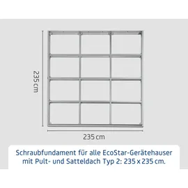 Hörmann Schraubfundament Set Typ 2 Silber