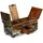 vidaXL Couchtisch Truhe Altholz Massiv 80x40x35 cm