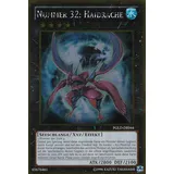PGLD-DE044 - Nummer 32: Haidrache - Gold Rare - DE - im Set mit Ultrapro Toploader - Yugioh