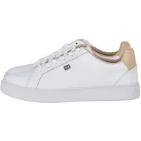 Tommy Hilfiger Damen Court-Sneaker Schuhe, Weiß (White), 38 EU
