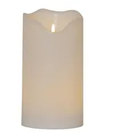 Star Trading LED-Kerze Flamme Grand 30 cm weiß