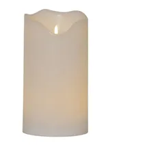 Star Trading LED-Kerze Flamme Grand 30 cm weiß