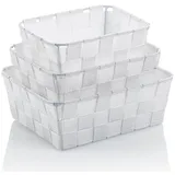 Kela Korb-Set Alvaro 30 x 15 x 10 cm weiß