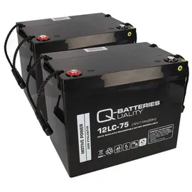 Akkuman Ersatzakku f. Ortopedia Touring 927 2 x 12V 75Ah Blei AGM zyklenfest QB