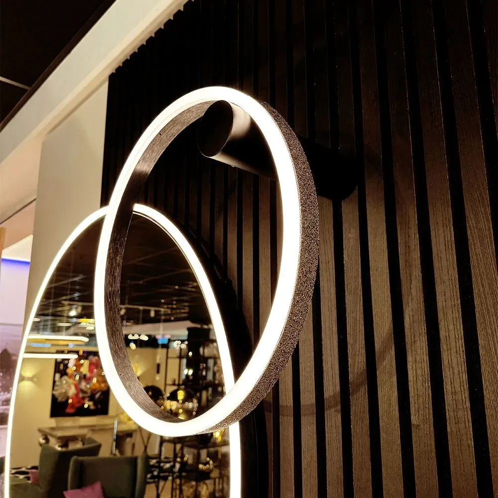 Swarovski Cover für Ring-Leuchten Rocks (grob) / Ø 120cm