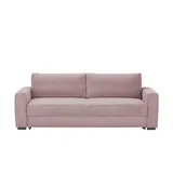 Sofa.de Querschläfer mit Schlaffunktion Lindsey ¦ rosa/pink ¦ Maße (cm): B: 244 H: 92 T: 114.0