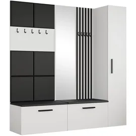 ax living Rosanno II Garderobenschrank 80,6 x 40 x 204 cm Beige