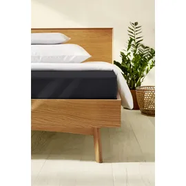 KAEPPEL Spannbettlaken Jersey 90-100 x 200 cm schwarz