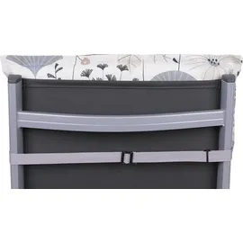 GO-DE Liegenauflage 60 x 190 cm creme blau floral 1 St.