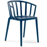 Kartell - Venice Mat Stuhl, blau