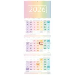 HÄFFT Drei-Monatskalender 2026 9992-4 Wire-O-Bindung