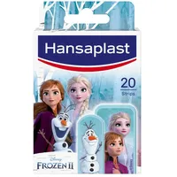 Hansaplast Kids FROZEN 2 Kinderpflaster (20 Strips), Wundpflaster mit Disney-Motiven zum Aufmuntern, schmerzlos zu entfernendes Pflaster Set