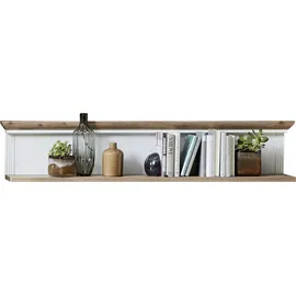 Innostyle Wandregal 142 x 20 x 29 cm Braun/Weiß