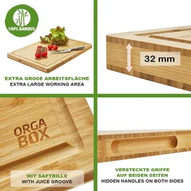 SOTech ORGA-BOX Schneidebrett Bambus 1-tlg. 61 x 40,5 x 3,2 cm