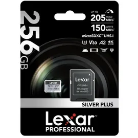 Lexar microSDXC Silver Plus UHS-I 256GB V30