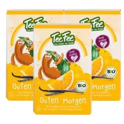 TeeFee - Guten Morgen Bio Kräutertee Honeybusch Orange Kindertee Set 3 St